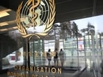 A logo is pictured outside a building of the World Health Organization, Geneva, Switzerland A logo is pictured outside a building of the World Health Organization, Geneva, Switzerland