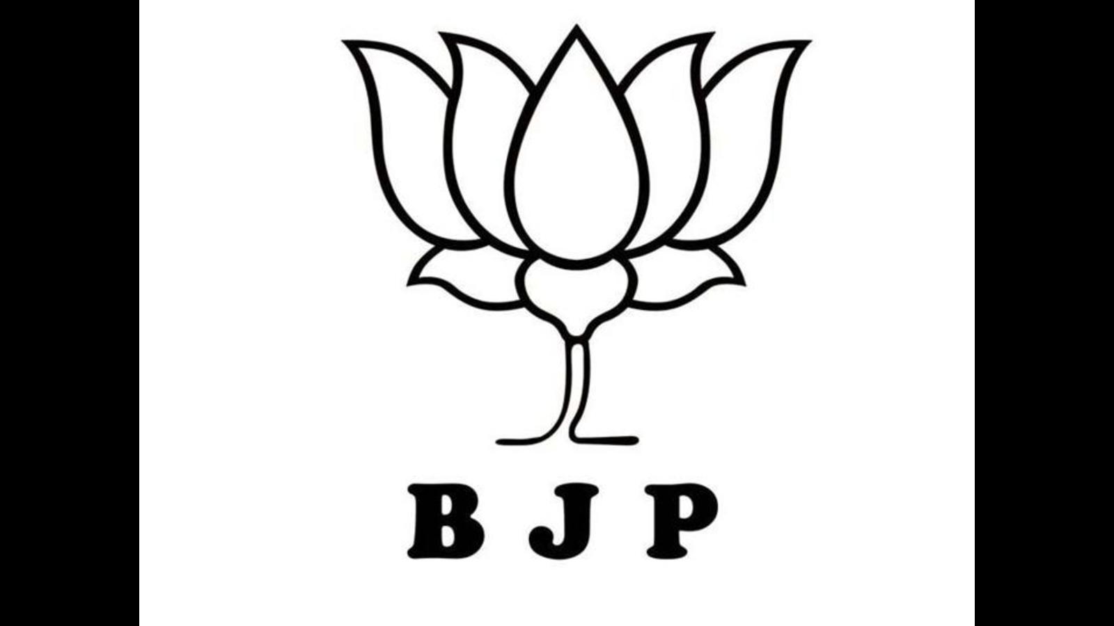 Bjp font Black and White Stock Photos & Images - Alamy