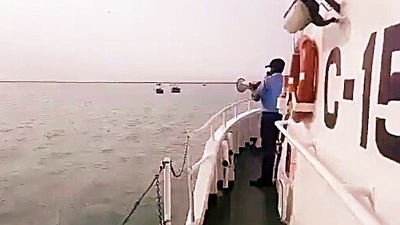 Representational image of an Indian Coast Guard (ICG) vessel. (ANI)