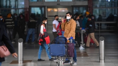 The guidelines said that airlines will allow boarding of only those passengers who have filled in the self-declaration form on the Air Suvidha portal and uploaded the negative RT-PCR test report. (PTI) The guidelines said that airlines will allow boarding of only those passengers who have filled in the self-declaration form on the Air Suvidha portal and uploaded the negative RT-PCR test report. (PTI)