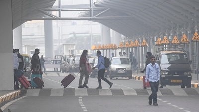 The passengers arriving at the Indira Gandhi International Airport from high-risk countries will be required to undergo seven-day home quarantine. (PTI) The passengers arriving at the Indira Gandhi International Airport from high-risk countries will be required to undergo seven-day home quarantine. (PTI)