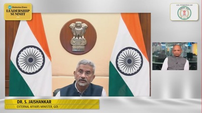 Foreign minister S Jaishankar on HTLS 2021.