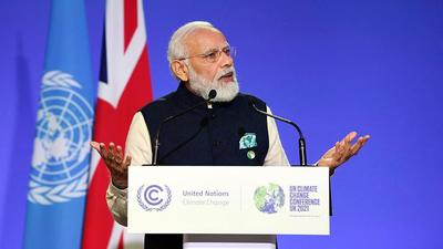 To be sure, the announcements made at Glasgow Climate Change Conference (COP 26) last month by PM Narendra Modi are not yet nationally determined contributions. (File) To be sure, the announcements made at Glasgow Climate Change Conference (COP 26) last month by PM Narendra Modi are not yet nationally determined contributions. (File)