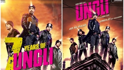 Kangana Ranaut was next to Emraan Hashmi in the original poster of Ungli.