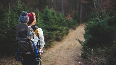 Backpack carrier: A backpack carrier is a must if your kids are below the age of 6. In case they get tired, you can easily carry them around instead of taking frequent breaks. (Pexels)