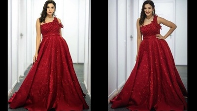 Gauahar Khan was styled by fashion stylists Devki Bhatt and Krutika Sharma. (Instagram/gauaharkhan)