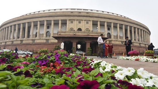 Parliament’s Winter Session. (Sonu Mehta/HT PHOTO)