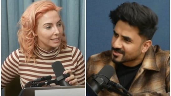 Whitney Cummings hosted Vir Das on her podcast. Whitney Cummings hosted Vir Das on her podcast. 