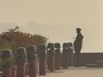 Delhi's 24-hour AQI was 429 on Thursday.(HT Photo) Delhi's 24-hour AQI was 429 on Thursday.(HT Photo)