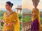 Bollywood actors look stunning in every outfit they wear but traditional outfits add up to their charm. Esha Gupta, who keeps treating her fans with stunning photos of herself, recently took to her Instagram handle to share a few stills in a traditional lehenga.(Instagram/@egupta) Bollywood actors look stunning in every outfit they wear but traditional outfits add up to their charm. Esha Gupta, who keeps treating her fans with stunning photos of herself, recently took to her Instagram handle to share a few stills in a traditional lehenga.(Instagram/@egupta)