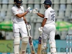 India's Mayank Agarwal and Shubman Gill during the first day of the 2nd Test match between India and New Zealand, at Wankhede Stadium, in Mumbai on Friday.(ANI) India's Mayank Agarwal and Shubman Gill during the first day of the 2nd Test match between India and New Zealand, at Wankhede Stadium, in Mumbai on Friday.(ANI)