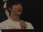 (L) BTS member Jin reacts to fans' surprise for his birthday, (R) RM breaks down while talking to the fandom. (L) BTS member Jin reacts to fans' surprise for his birthday, (R) RM breaks down while talking to the fandom.