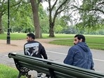 KL Rahul and Ahan Shetty seen together in a picture shared by KL Rahul.