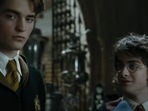 Daniel Radcliffe and Robert Pattinson in Harry Potter and the Order Of The Phoenix.
