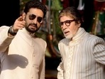 Amitabh Bachchan asked Abhishek Bachchan to polish his Hindi instead. Amitabh Bachchan asked Abhishek Bachchan to polish his Hindi instead.