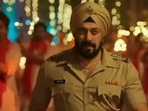 Salman Khan in a still from Antim. Salman Khan in a still from Antim.