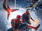 Spider-Man: No Way Home stars Tom Holland with Benedict Cumberbatch. Spider-Man: No Way Home stars Tom Holland with Benedict Cumberbatch.