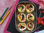 Recipe: Rainbow veggies pinwheel got us excited for our next lunch box