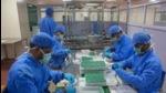 Employees pack boxes containing vials of Covishield, a version of the AstraZeneca vaccine, at the Serum Institute of India in Pune. (AP/File) Employees pack boxes containing vials of Covishield, a version of the AstraZeneca vaccine, at the Serum Institute of India in Pune. (AP/File)