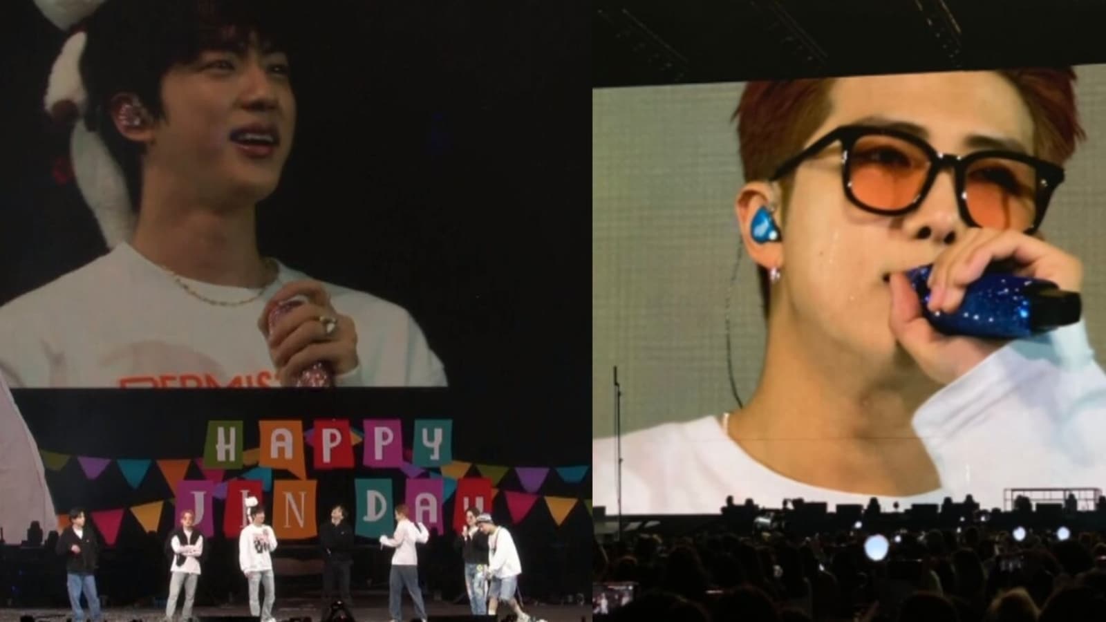 BTS: Jin gets emotional with ARMY's birthday surprise, V and RM ...