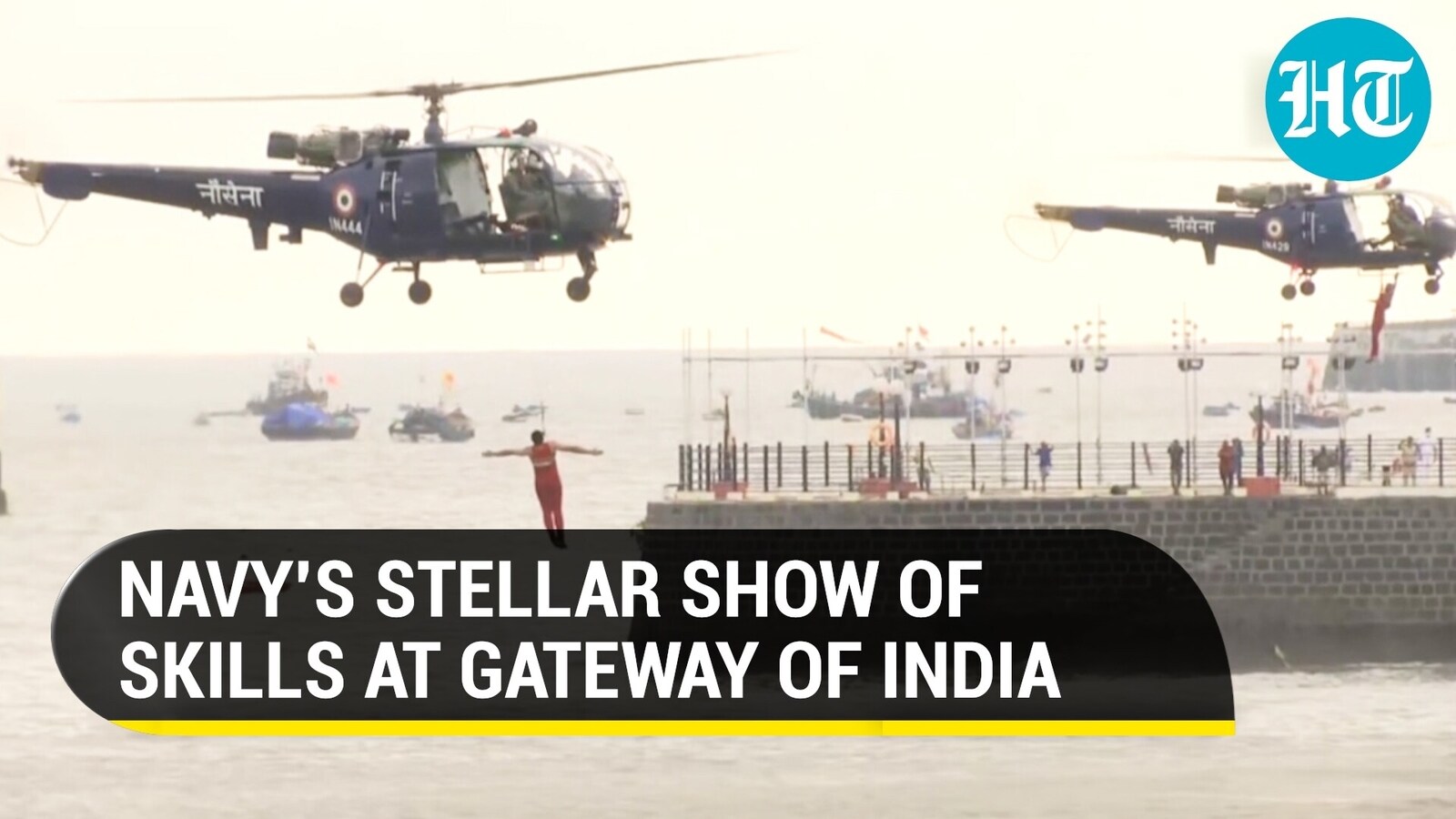 Ahead of Navy Day, marine commandos display spectacular skills in Mumbai |  Hindustan Times