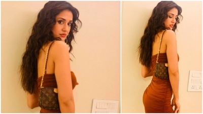 Disha Patani shows how to style a bodycon dress and look effortless. (Instagram/@dishapatani)