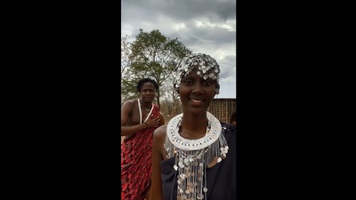 The image shows the siblings from Tanzania lip syncing to Kusu Kusu. (Instagram/@kili_paul)