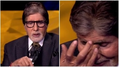 Amitabh Bachchan got emotional on KBC.