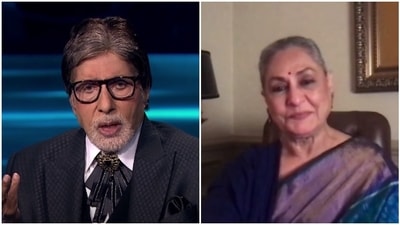 Amitabh Bachchan spoke to Jaya Bachchan on Kaun Banega Crorepati 13. Amitabh Bachchan spoke to Jaya Bachchan on Kaun Banega Crorepati 13.