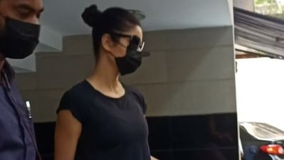 Katrina Kaif was spotted out and about in Mumbai on Friday. (Varinder Chawla) Katrina Kaif was spotted out and about in Mumbai on Friday. (Varinder Chawla)