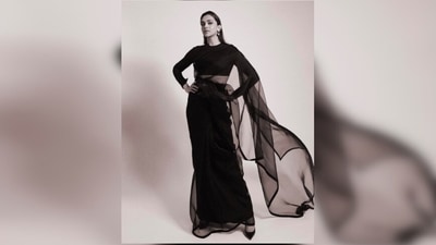 In the pictures shared by Deepika Padukone on her Instagram handle, the actor can be seen striking some million-dollar poses for the camera in her gorgeous saree. (Instagram/@deepikapadukone)