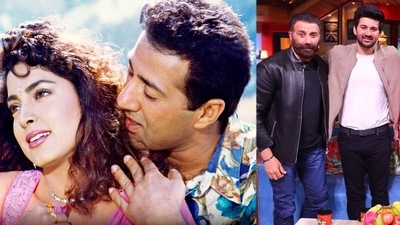 Sunny Deol shared a story from the shooting of a film with Juhi Chawla on The Kapil Sharma Show. Sunny Deol shared a story from the shooting of a film with Juhi Chawla on The Kapil Sharma Show. 
