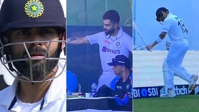 Virat Kohli was not happy.&nbsp; (Screengrab. )