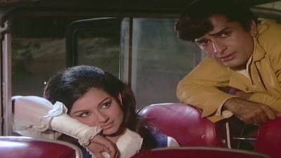 Sharmila Tagore and Shashi Kapoor in Suhana Safar.
