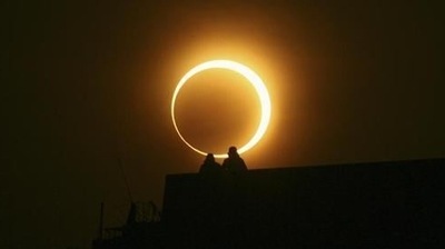 Many viewers will need to get a clear view of the horizon to see the solar eclipse since, at several locations, it will occur before, during, and after sunrise or sunset. (File Photo / Reuters) Many viewers will need to get a clear view of the horizon to see the solar eclipse since, at several locations, it will occur before, during, and after sunrise or sunset. (File Photo / Reuters)