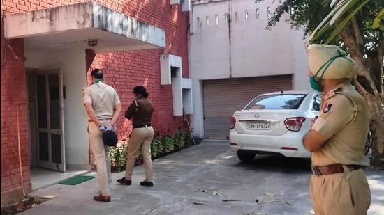 Chandigarh Police are still awaiting the forensic report, according to officials investigating the murder on PU campus. (HT File Photo)
