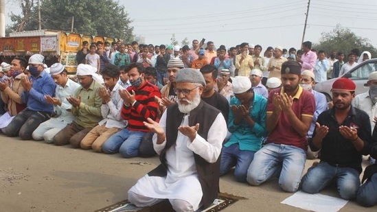 More than 700 personnel were deployed on Friday, mostly at six designated namaz sites that have seen protests in the past.(PTI file photo)