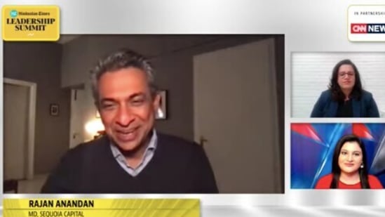 Rajan Anandan was speaking with Shruti Mishra of CNBC-TV18 during HTLS 2021.&nbsp;(HT Photo)