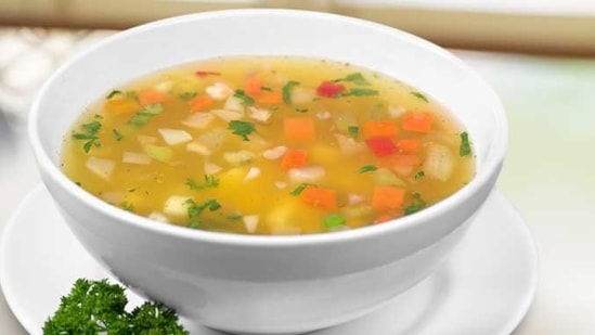 Clear soup is a great appetizer. It had nominal amounts of calorie and it helps in increasing the hunger.