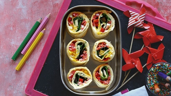 Recipe: Rainbow veggies pinwheel got us excited for our next lunch box(Del Monte)