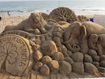 Cyclone Jawad: Odisha tourism cancels ongoing 12th International sand art festival(ANI) Cyclone Jawad: Odisha tourism cancels ongoing 12th International sand art festival(ANI)