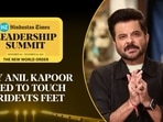 Why Anil Kapoor used to touch Sridevi's feet