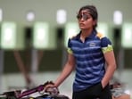 Manu Bhaker crowned women's air pistol national champion(PTI)