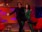 Zendaya and Tom Holland on The Graham Norton Show. Zendaya and Tom Holland on The Graham Norton Show.