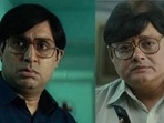 Abhishek Bachchan in Bob Biswas and Saswata Chatterjee in Kahaani. Abhishek Bachchan in Bob Biswas and Saswata Chatterjee in Kahaani.