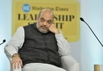 Union home minister Amit Shah spoke at the fifth and final day of the HTLS 2021 where he said that India's dignity suffered before 2014.(HT Photo)
