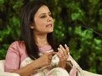 Mahua Moitra is a staunch critic of the several Adani dealings and she has not changed her stance following Mamata's meeting with Gautam Adani, she indicated. (Sanjeev Verma/HT PHOTO) Mahua Moitra is a staunch critic of the several Adani dealings and she has not changed her stance following Mamata's meeting with Gautam Adani, she indicated. (Sanjeev Verma/HT PHOTO)