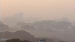 Low visibility due to a thick layer of smog, during the winter season in Gurugram, on Saturday. (PTI) Low visibility due to a thick layer of smog, during the winter season in Gurugram, on Saturday. (PTI)