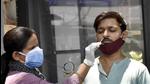 A medic collects Covid sample for testing, in Patna on Sunday. (HT File) A medic collects Covid sample for testing, in Patna on Sunday. (HT File)