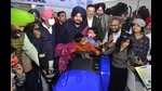 Punjab Congress president Navjot Sidhu at the Punjab International Trade Exhibitionin Amritsar on Saturday. Punjab Congress president Navjot Sidhu at the Punjab International Trade Exhibitionin Amritsar on Saturday.